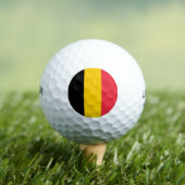 Wilson Golf Ball mit der Flagge Belgiens (Insitu T-Shirt)