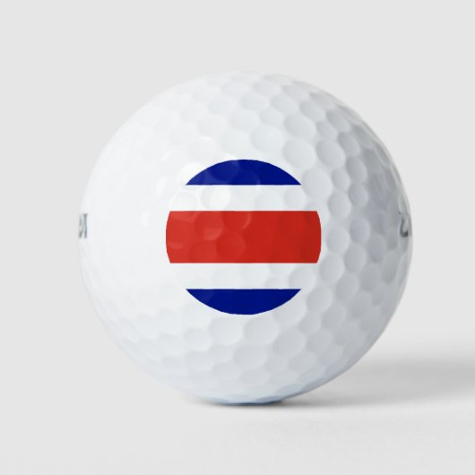 Wilson Golf Ball mit der Flagge Costa Ricas (Vorderseite)