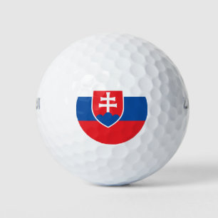Wilson Golf Ball mit der Flagge der Slowakei