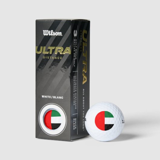Wilson Golf Ball mit der Flagge der VAE (Verpackungen)