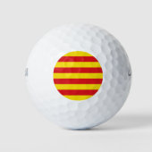 Wilson Golf Ball mit der Flagge Kataloniens (Vorderseite)