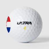 Wilson Golf Ball mit der Flagge Kroatiens (Logo)