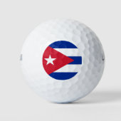 Wilson Golf Ball mit der Flagge Kubas (Vorderseite)