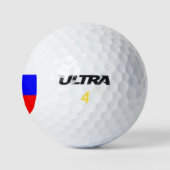Wilson Golf Ball mit der Flagge Russlands (Logo)