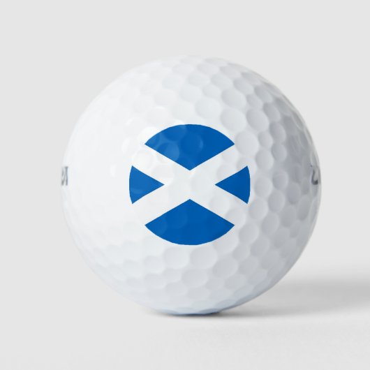 Wilson Golf Ball mit der Flagge Schottlands, Verei (Vorderseite)