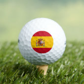 Wilson Golf Ball mit der Flagge Spaniens (Insitu T-Shirt)