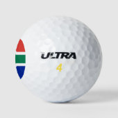 Wilson Golf Ball mit der Flagge Südafrikas (Logo)