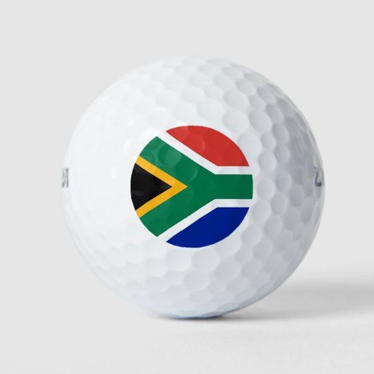 Wilson Golf Ball mit der Flagge Südafrikas (Vorderseite)