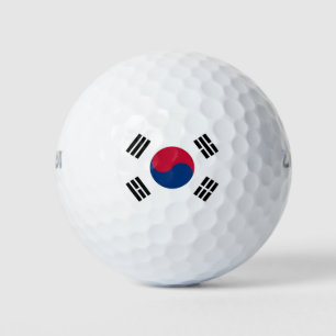 Wilson Golf Ball mit der Flagge Südkoreas