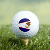 Wilson Golf Ball mit der Flagge von Amerikanisch-S (Insitu T-Shirt)