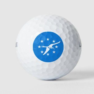 Wilson Golf Ball mit der Flagge von Corpus Christi