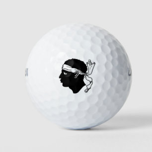 Wilson Golf Ball mit der Flagge von Korsika