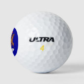 Wilson Golf Ball mit der Flagge von Michigan, USA (Logo)