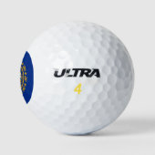 Wilson Golf Ball mit der Flagge von New Hampshire (Logo)