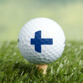 Wilson Golf Ball mit finnischer Flagge (Insitu T-Shirt)