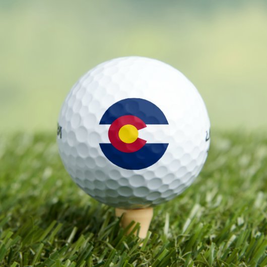 Wilson Golf Ball mit Flagge Colorado, USA (Insitu T-Shirt)