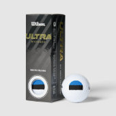 Wilson Golf Ball mit Flagge Estlands (Verpackungen)