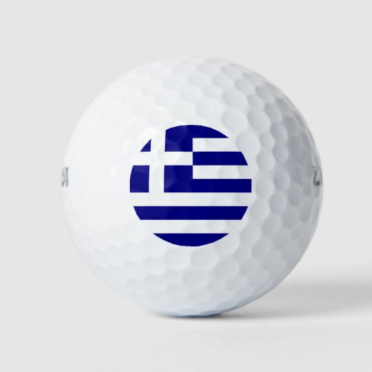 Wilson Golf Ball mit Flagge Griechenlands (Vorderseite)