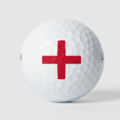 Wilson Golf Ball mit Flagge in England, Vereinigte (Vorderseite)