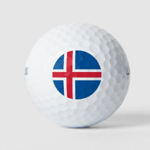 Wilson Golf Ball mit Flagge Islands