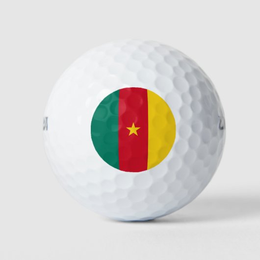 Wilson Golf Ball mit Flagge Kameruns (Vorderseite)