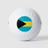 Wilson Golf Ball mit Flagge von Bahamas (Vorderseite)