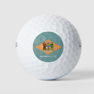 Wilson Golf Ball mit Flagge von Delaware, USA