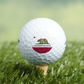 Wilson Golf Ball mit Flagge von Kalifornien, USA (Insitu T-Shirt)