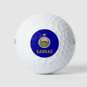 Wilson Golf Ball mit Flagge von Kansas, USA