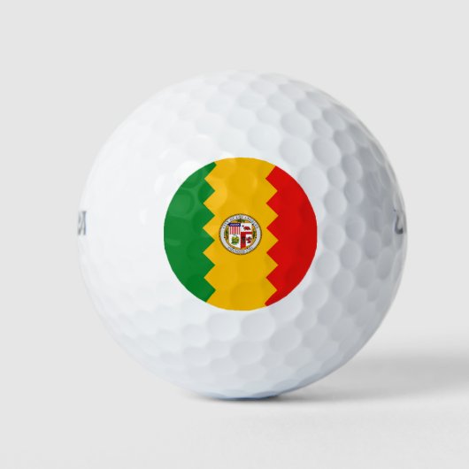 Wilson Golf Ball mit Flagge von Los Angeles, USA (Vorderseite)