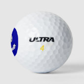Wilson Golf Ball mit Flagge von Louisiana, USA (Logo)
