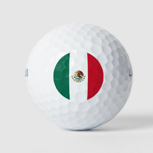Wilson Golf Ball mit Flagge von Mexiko (Vorderseite)