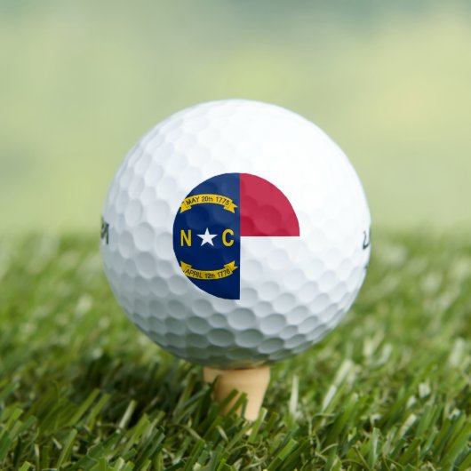 Wilson Golf Ball mit Flagge von North Carolina (Insitu T-Shirt)