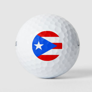 Wilson Golf Ball mit Flagge von Puerto Rico