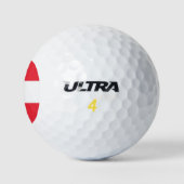 Wilson Golf Ball mit österreichischer Flagge (Logo)