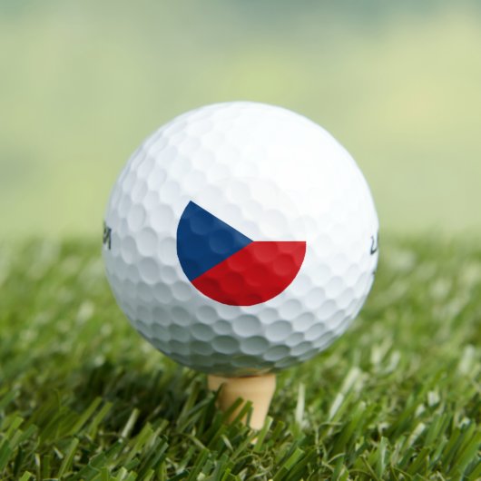 Wilson Golf Ball mit tschechischer Flagge (Insitu T-Shirt)