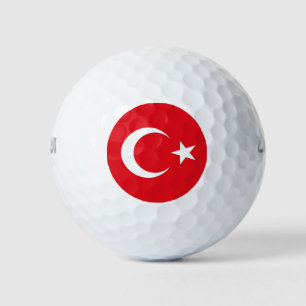 Wilson Golf Ball mit türkischer Flagge