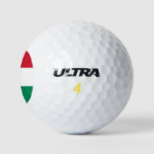 Wilson Golf Ball mit ungarischer Flagge (Logo)