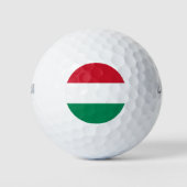 Wilson Golf Ball mit ungarischer Flagge (Vorderseite)