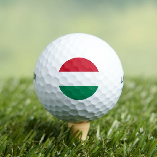 Wilson Golf Ball mit ungarischer Flagge (Insitu T-Shirt)