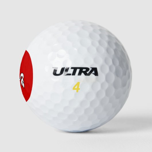 Wilson Golf Ball with flag of Kent, England (Logo)
