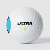 Wilson Golf Ball with flag of Minnesota, USA (Logo)