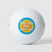 Wilson Golfball-Geschenkset 'Den Traum leben' Golfball (Vorderseite)