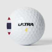 Wilson Golfball mit Flagge Thailands (Logo)