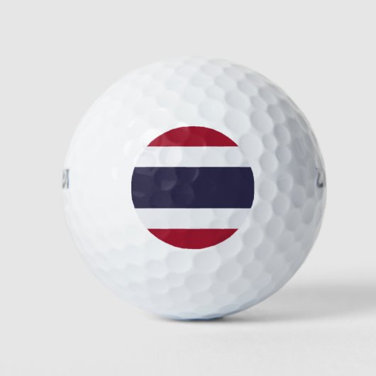 Wilson Golfball mit Flagge Thailands (Vorderseite)