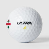 Wilson Golfball mit Flagge von Montreal, Kanada (Logo)