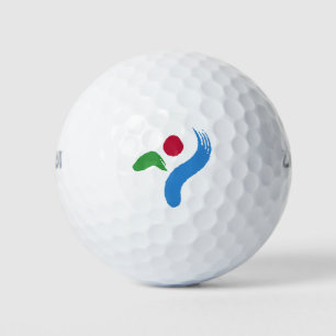 Wilson Golfball mit Flagge von Seoul, Südkorea