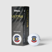 Wilson Golfball mit Flagge von Utah, USA (Verpackungen)