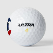 Wilson Golfball mit Flagge von Utah, USA (Logo)