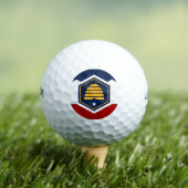 Wilson Golfball mit Flagge von Utah, USA (Insitu T-Shirt)
